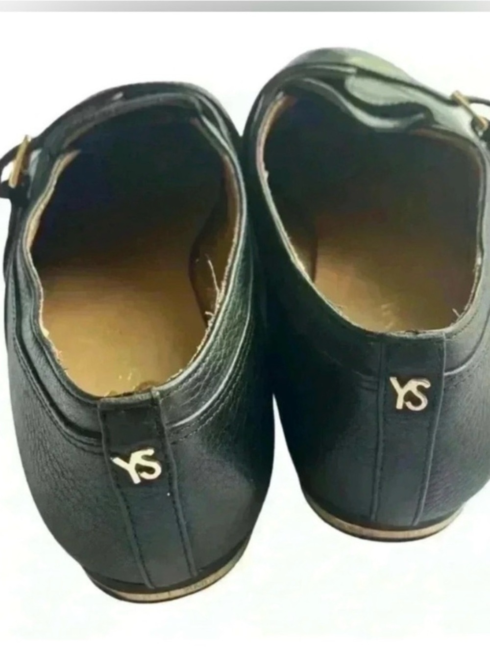 Yosi Samra Pointy Flats with Gold Buckle
Size 6 - Picture 4 of 10